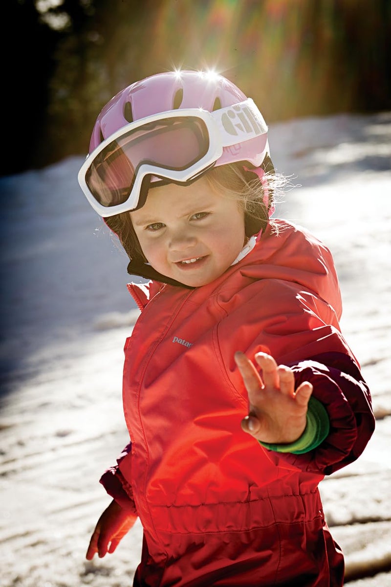 Giro Launch Plus Kids Ski Helmet - Snowboard Helmet for Boys & Girls - Pink Bow Polka Dots - Size S (52-55.5 cm) - Image 2
